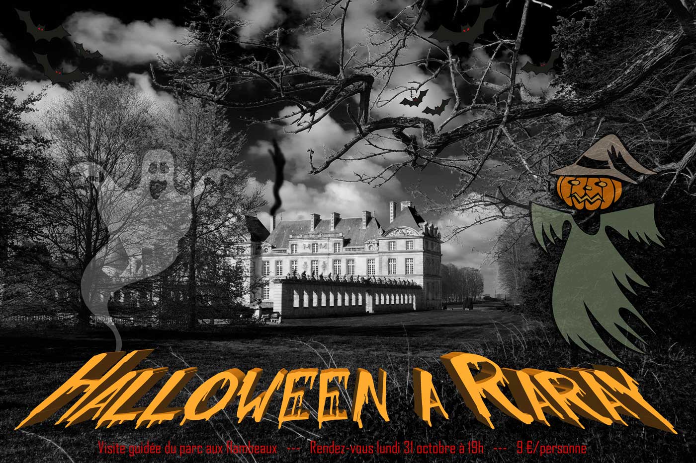 Halloween visite château Raray