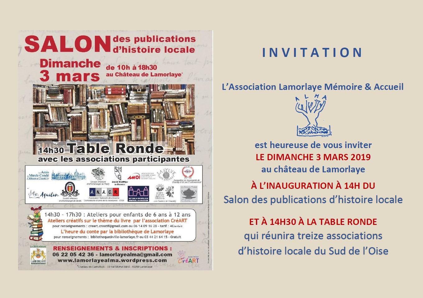 Salon des publications d'histoire locale, Aquilon